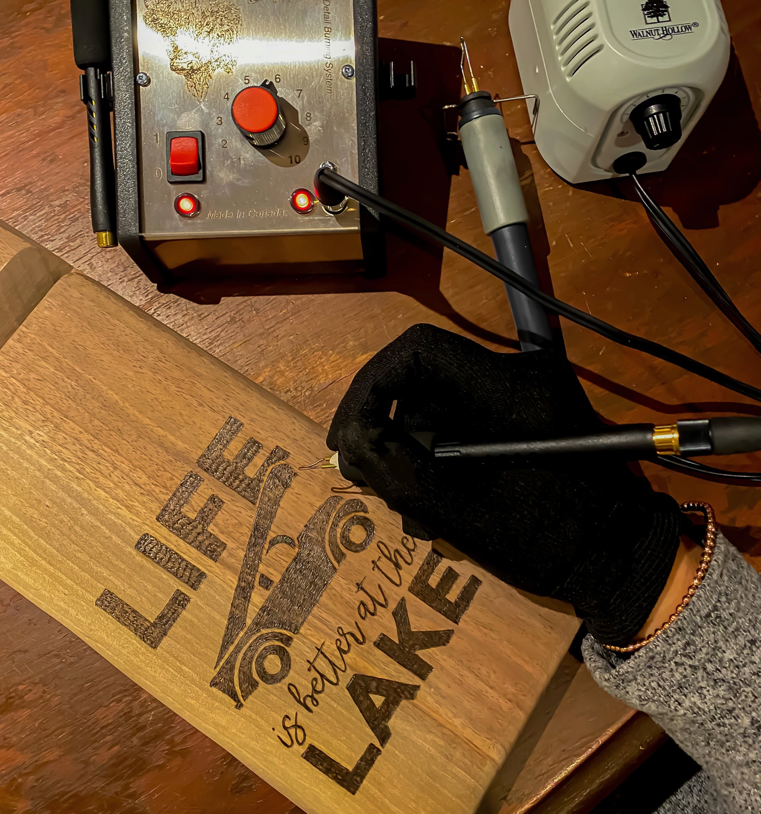 Wood burning hotsell with welding machine